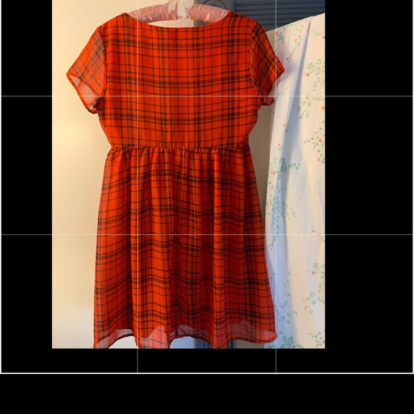Red plaid old Navy Dress - Picture 11 of 13